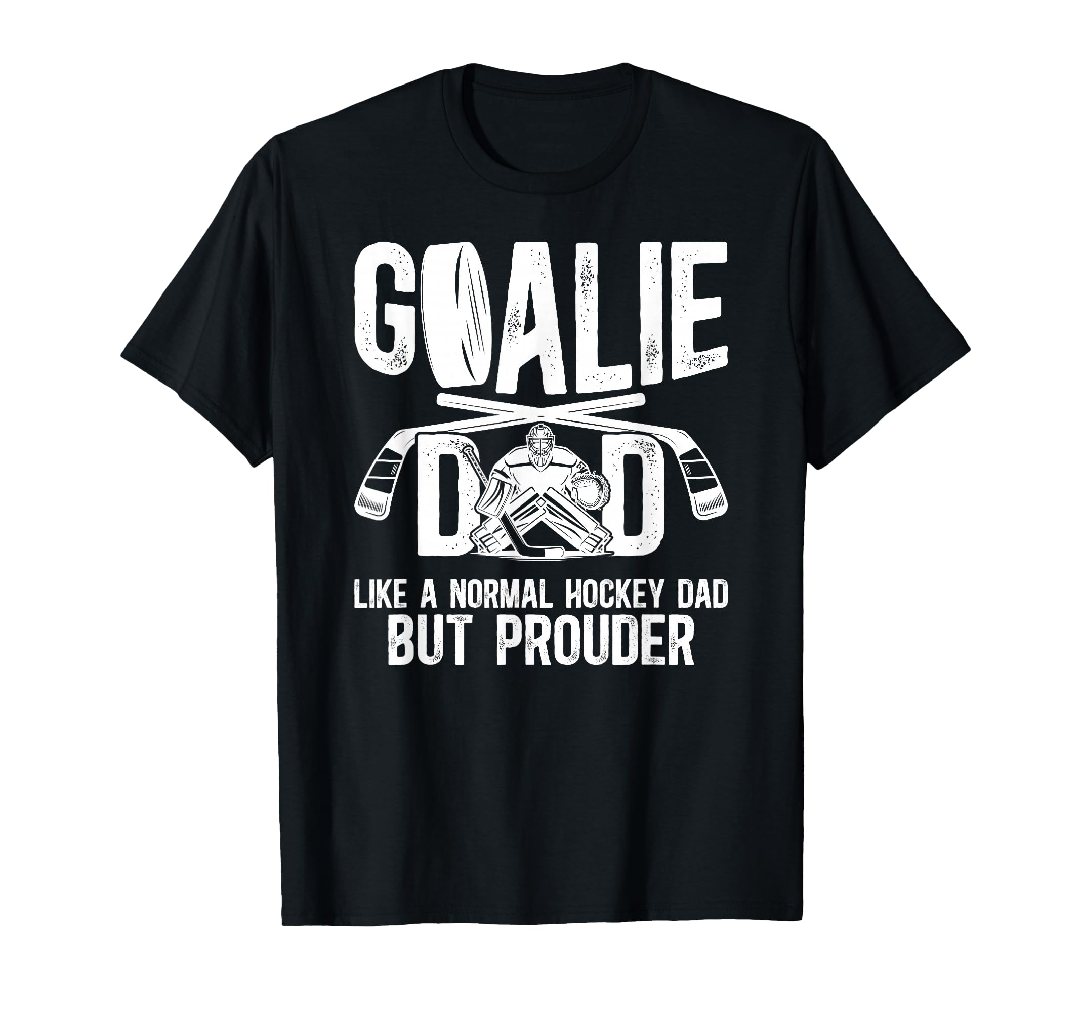 Hockey Goalie Dad Ice Hockey Keeper T-Shirt - Streetwear Style for Adults