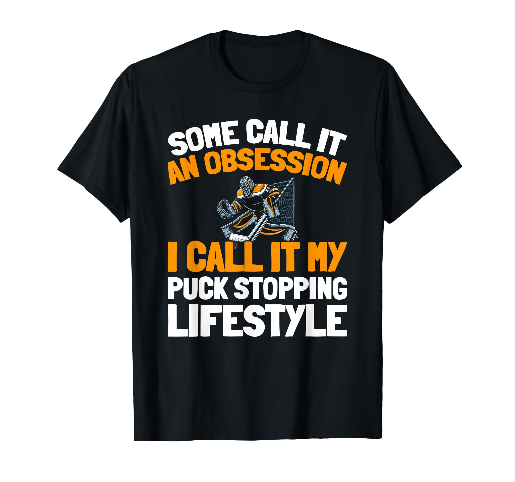 Hockey Goalkeeper Ice Hockey Goalie T-Shirt - Trendy Graphic for Adults