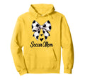 Soccer Mom Coquette Bow Soccer Lovers Hoodie - Custom Art Print Unisex
