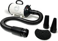 Flying Pig High Velocity Dog Pet Grooming Dryer w/Heater (Flying One, White w/Teal Logo)
