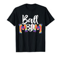 Ball Mom Heart Tie Dye Funny T-Shirt - Casual Everyday Wear Men Women