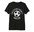 Colleton County Soccer Distressed 90S T-Shirt - Trendy Graphic Men Women