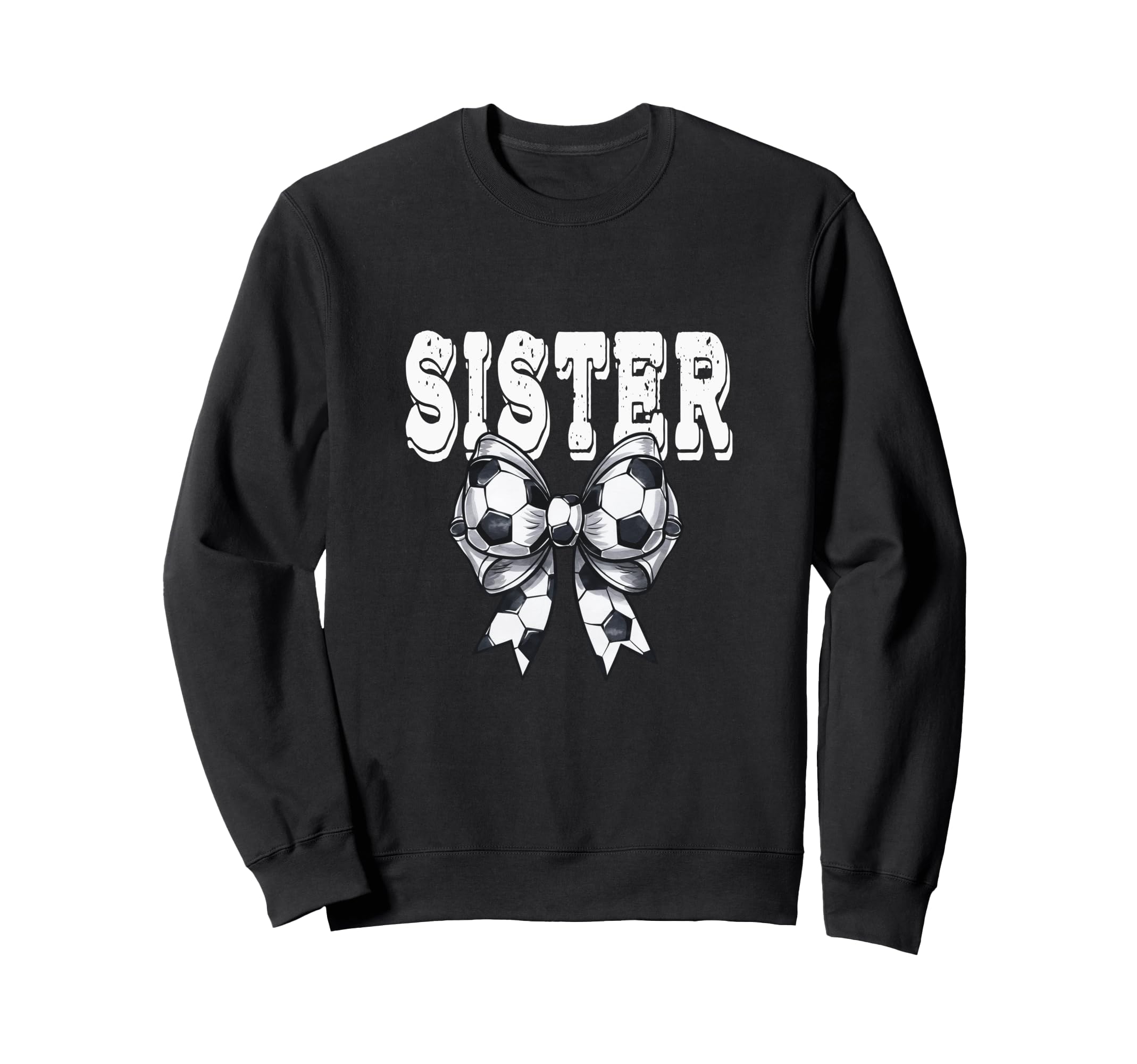 Coquette Soccer Bow Mom Sister Sweatshirt - Novelty Apparel Men Women