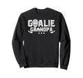 Ice Hockey Goalie Grandpa Hockey Sweatshirt - Fun Novelty Design Unisex