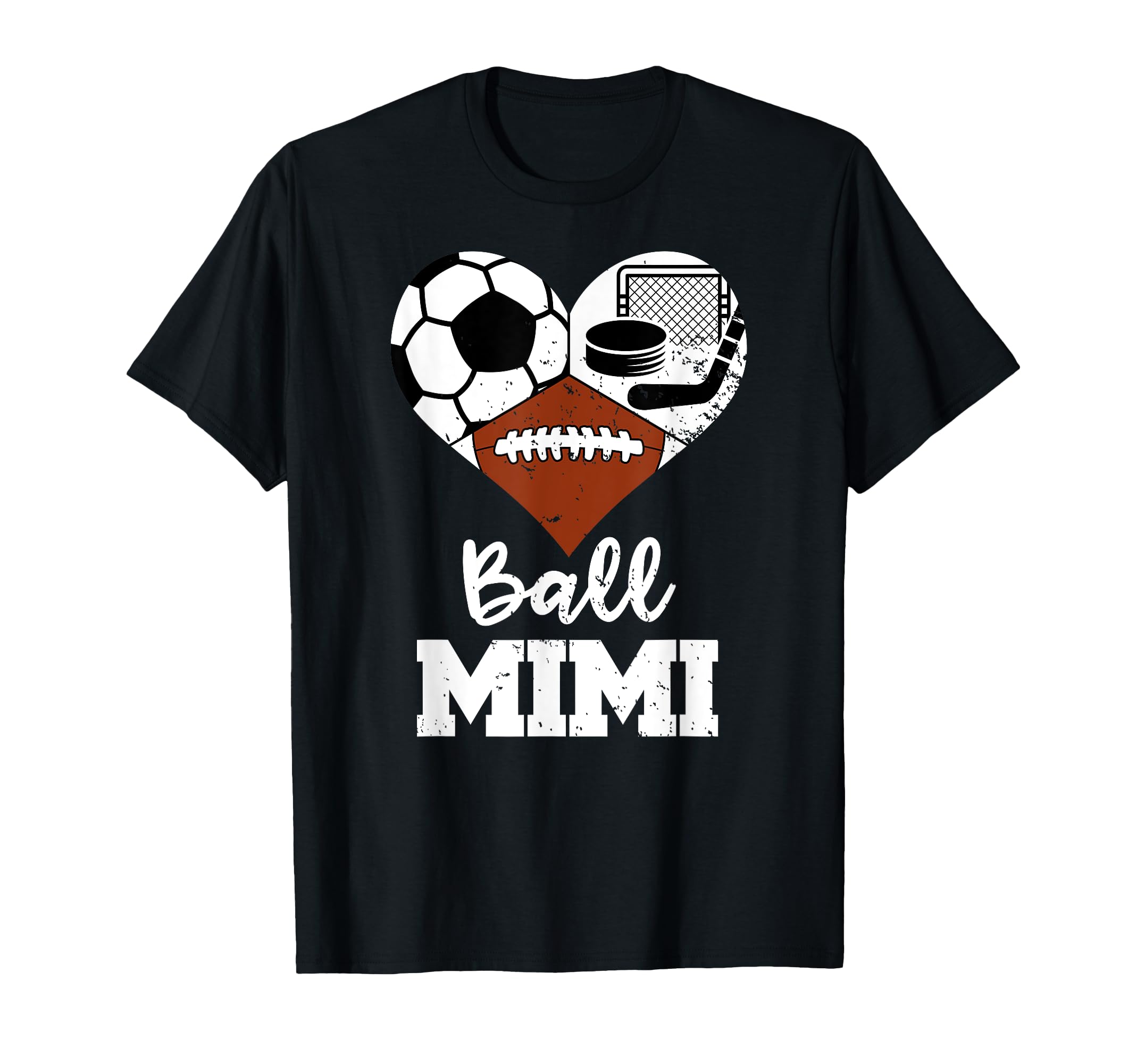 Ball Mimi Funny Soccer Football Hockey T-Shirt - Novelty Apparel Unisex