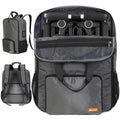 Mactso Stroller Travel Bag Compatible with GB Pockit Air Plus All Terrain and GB Pockit + All City, Lightweight Stroller Travel Backpack for Airplane (Grey, L)