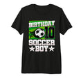 Soccer Birthday Party 10Th Birthday 10 T-Shirt - Minimalist Print Unisex
