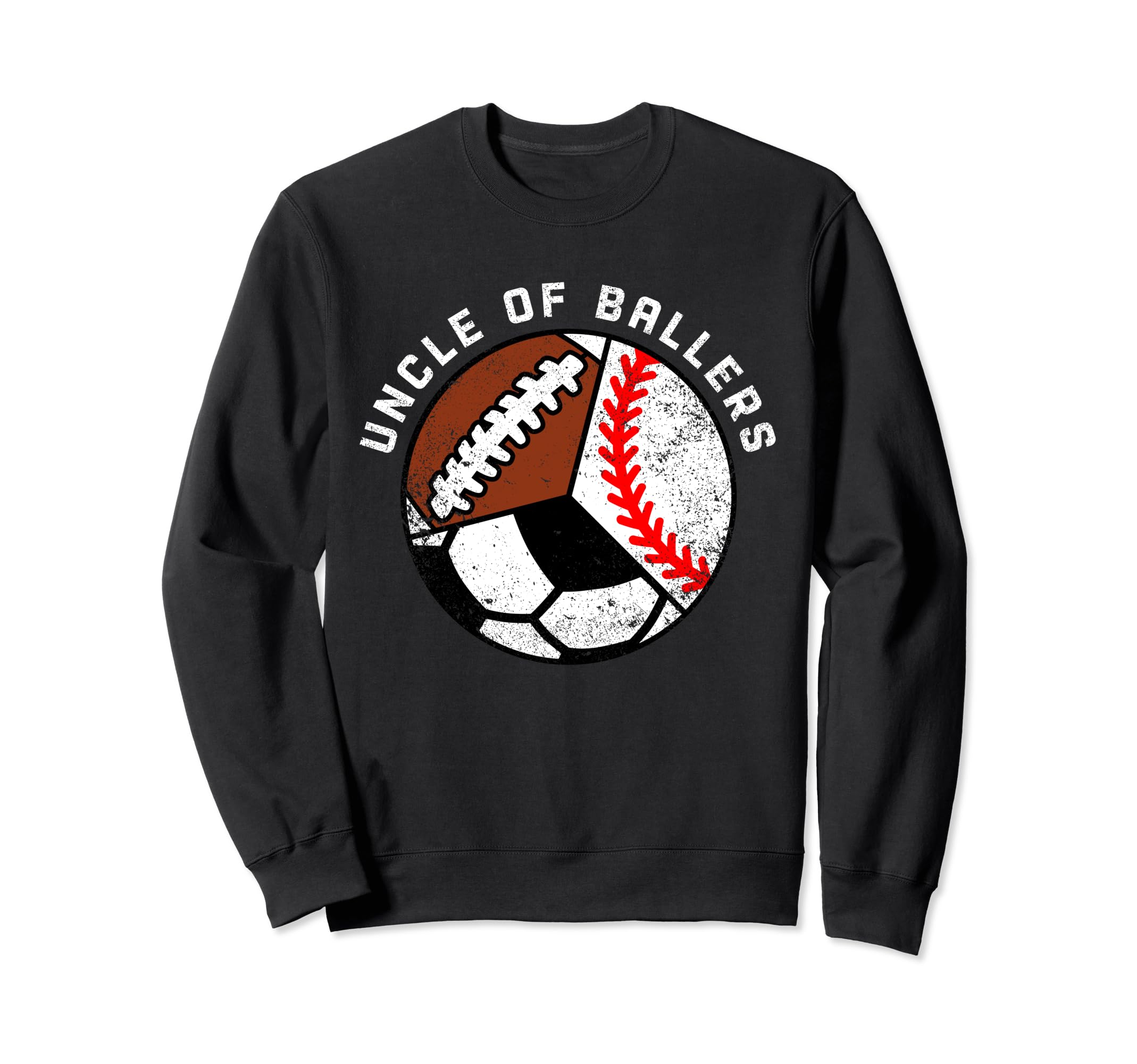 Uncle Ballers Funny Baseball Sweatshirt - Streetwear Style for Adults
