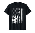 Soccer Papi American Flag T-Shirt - Casual Everyday Wear Unisex