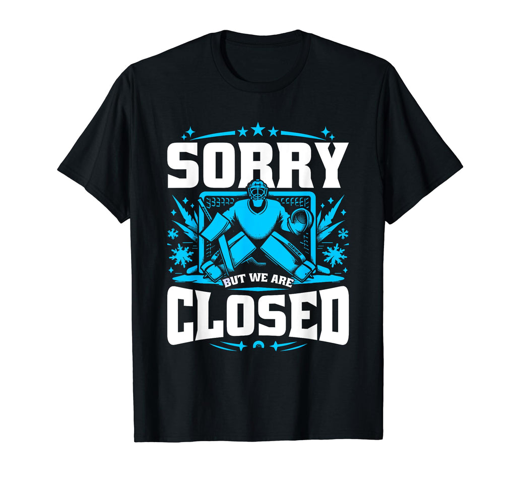 Funny Goaltender Goalkeeper Ice Hockey T-Shirt - Trendy Graphic Unisex