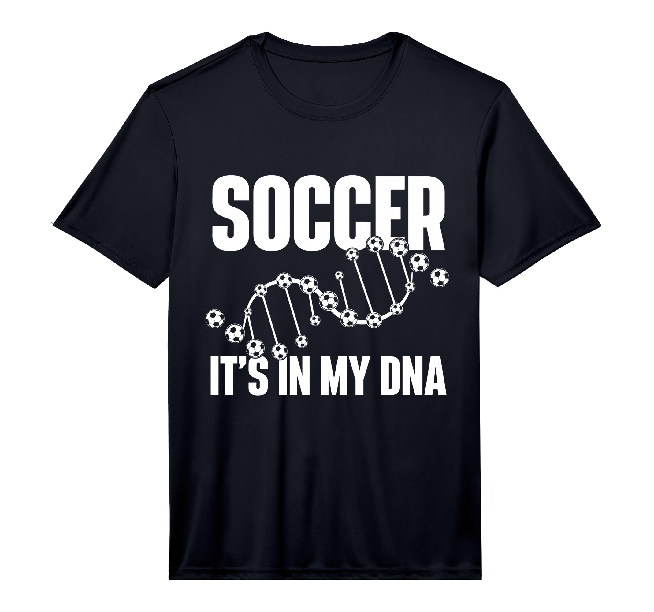 Soccer Its My Dna Soccer Lover T-Shirt - Minimalist Print for Adults