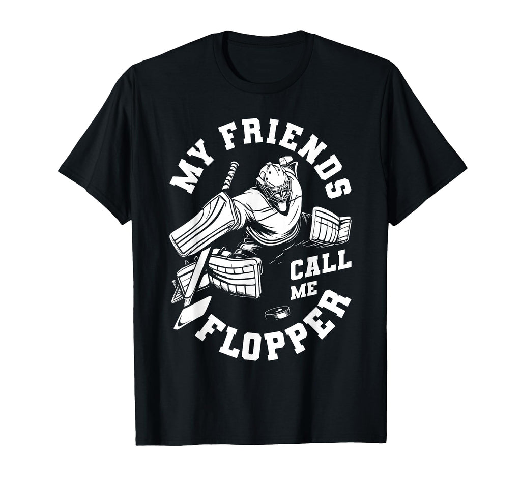Hockey Goalkeeper Ice Hockey Goalie T-Shirt - Custom Art Print Men Women