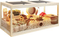 Prolee Hamster Cage with Openable Metal Mesh Top,Hamster Enclosure and Gerbil Cage with Clear Panels for Hamster Habitat,Solid Built with Lock Design (40“x20”x20)