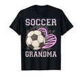 Soccer Grandma Leopard Heart Funny T-Shirt - Streetwear Style Men Women
