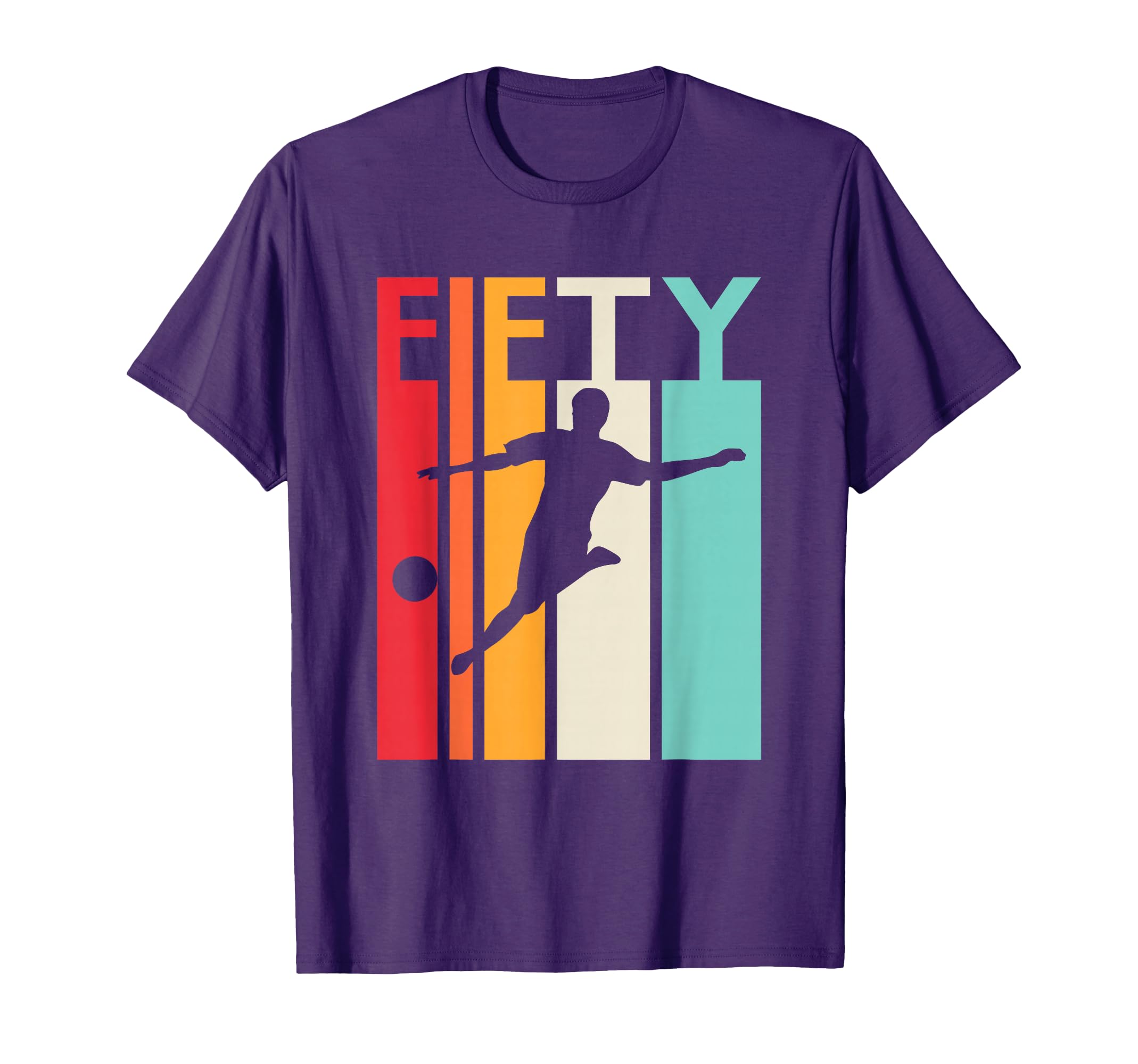 50Th Birthday Gift Soccer 50 Year Old T-Shirt - Fun Novelty Design Unisex