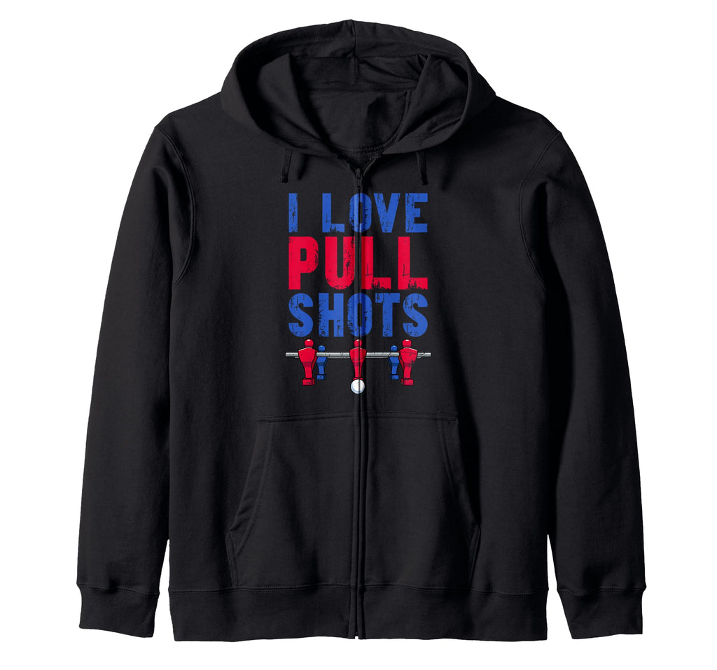 Table Foosball Soccer I Love Pull Sweatshirt - Custom Art Print for Adults