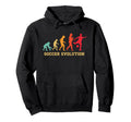 Soccer Players Soccer Evolution Pickle Hoodie - Unique Graphic Men Women