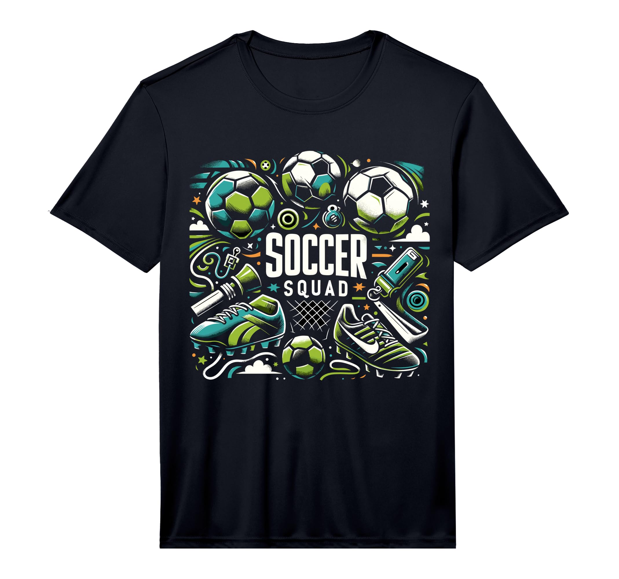 Soccer Squad Soccer Soccer Players Soccer T-Shirt - Unique Graphic Unisex