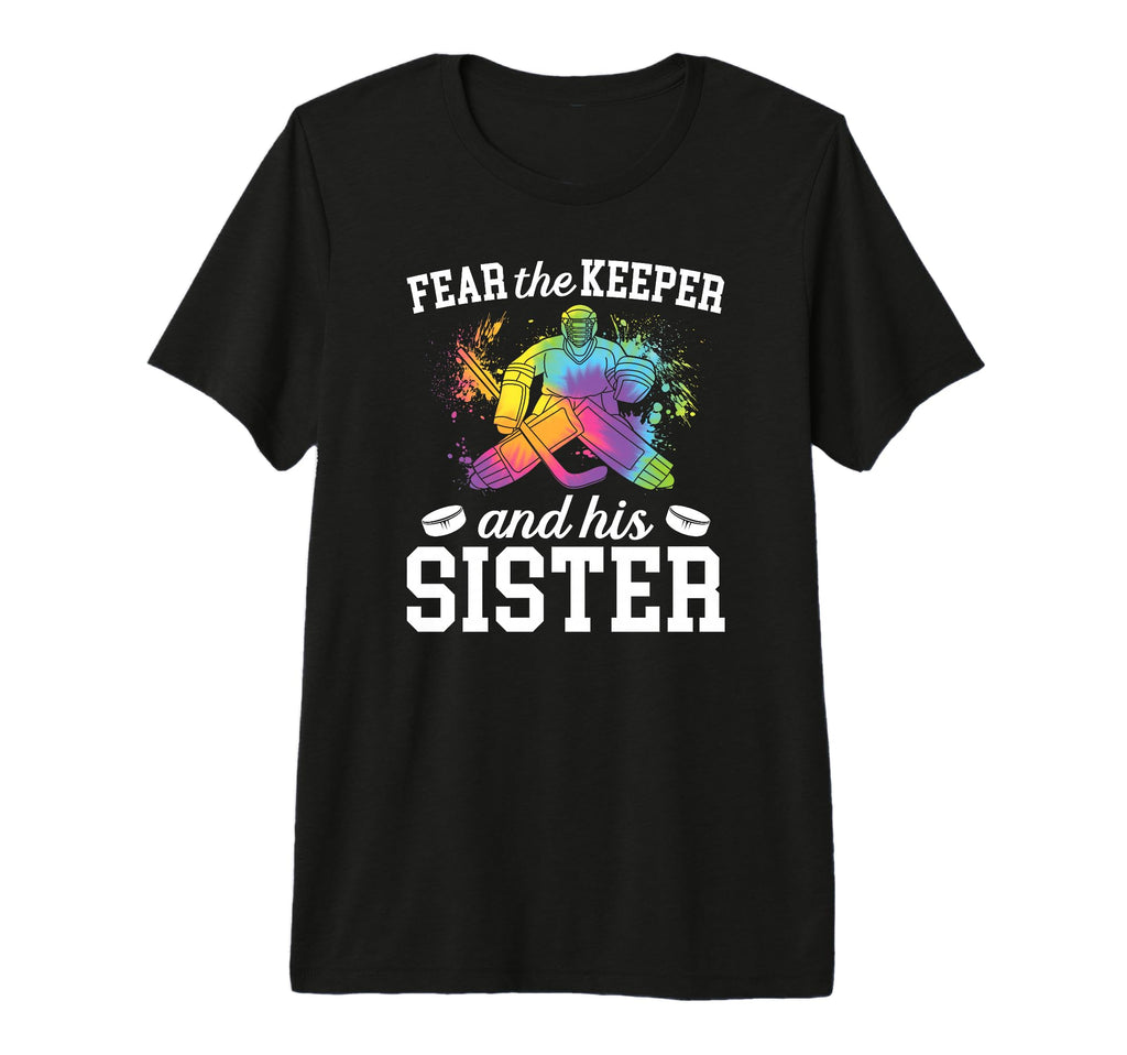 Funny Hockey Keeper Sister Hockey T-Shirt - Aesthetic Graphic Unisex