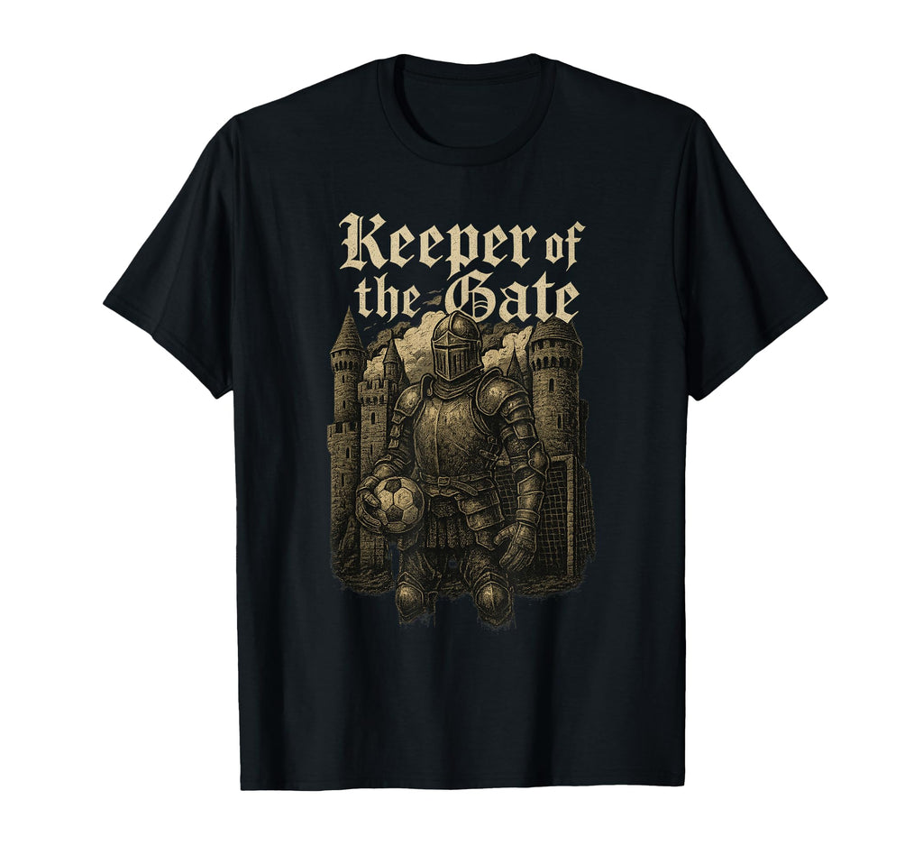 Funny Soccer Net Goalie Knight T-Shirt - Streetwear Style Men Women