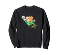 Fly High Save Teddy Bear Goal Keeper Sweatshirt - Trendy Graphic Unisex