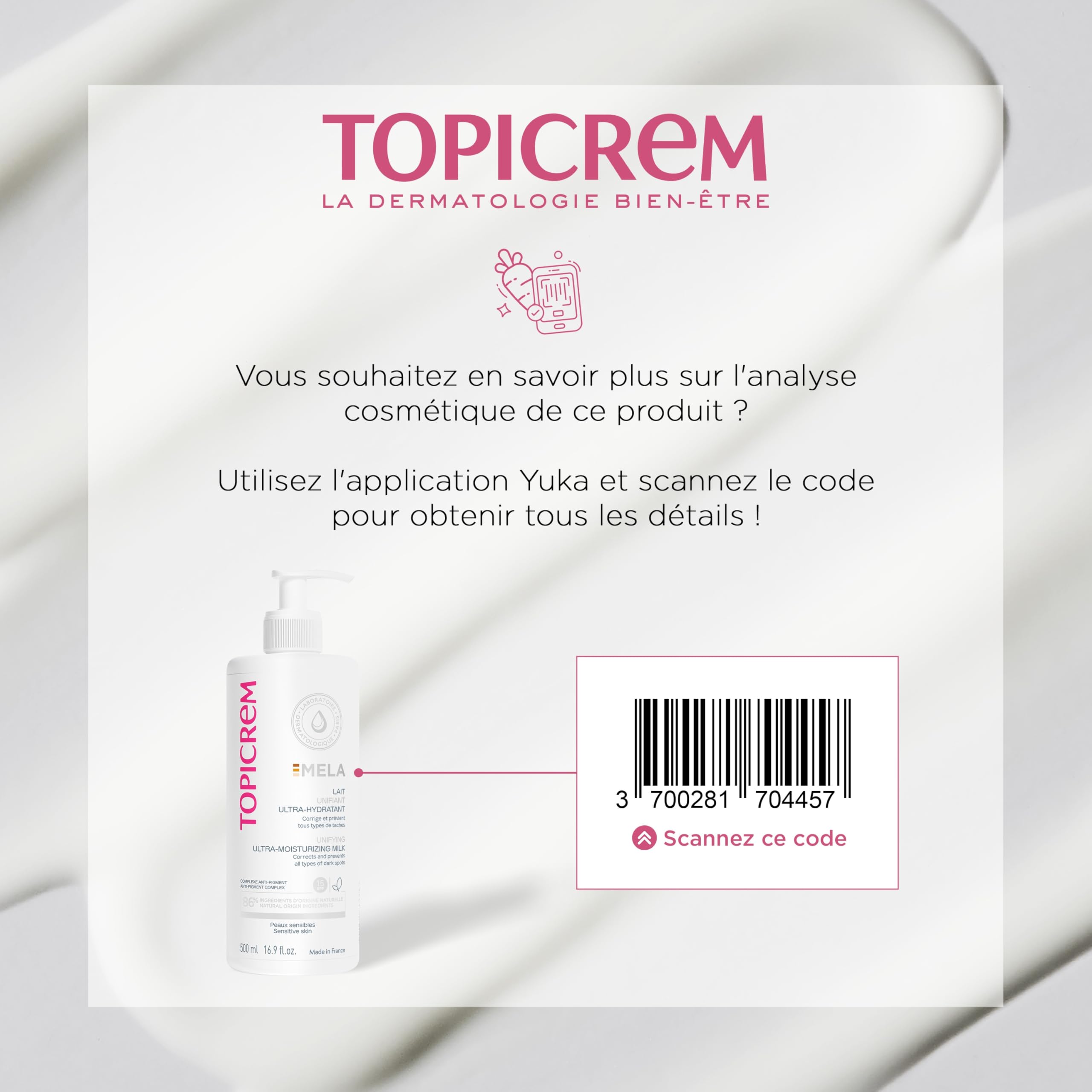 Topicrem Mela Body Lotion - Ultra Moisturizing | 16.9 fl oz