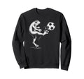 Kawaii Soccer Frog Cleats Play Game Sweatshirt - Fun Novelty Design Unisex