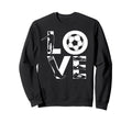Soccer Love Gift Football Player Teens Sweatshirt - Novelty Apparel Unisex