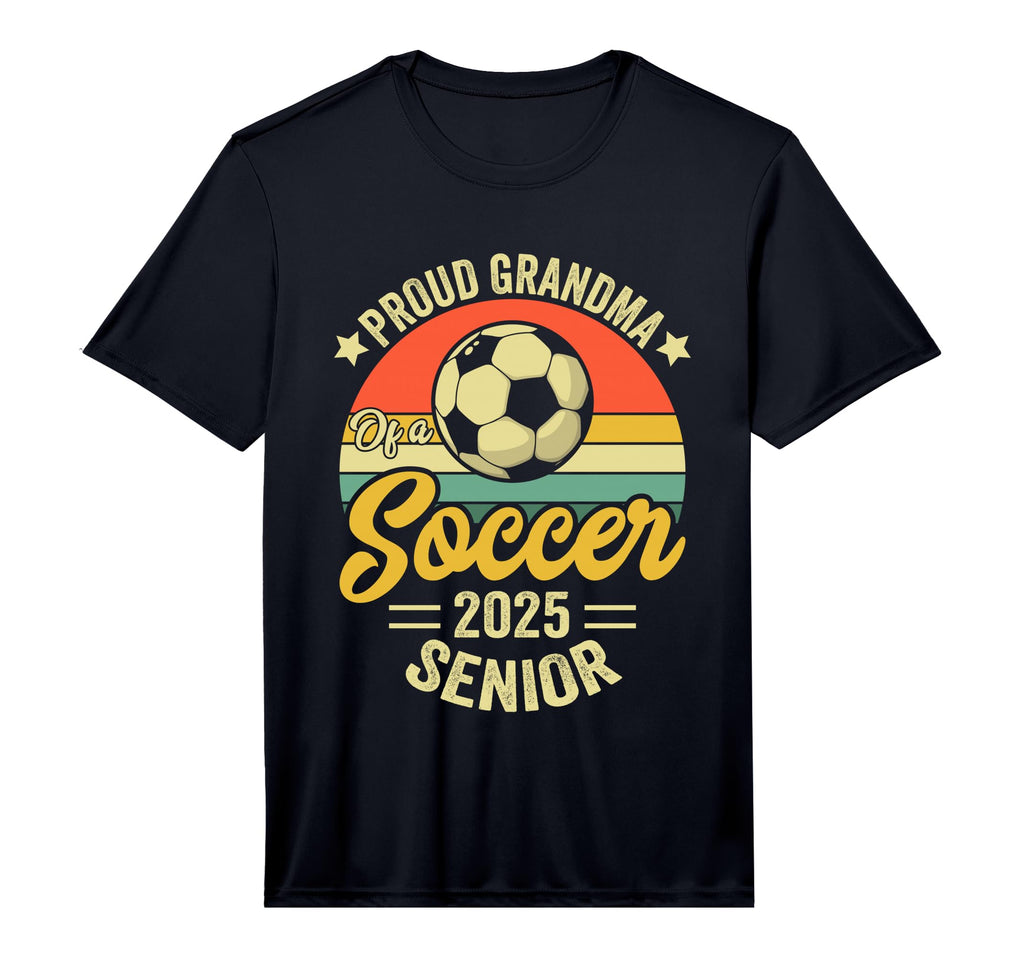 Proud Grandma Soccer Senior Class 2025 T-Shirt - Unique Graphic Unisex