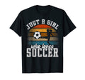 Just Who Loves Soccer Womens Soccer T-Shirt - Unique Graphic Men Women