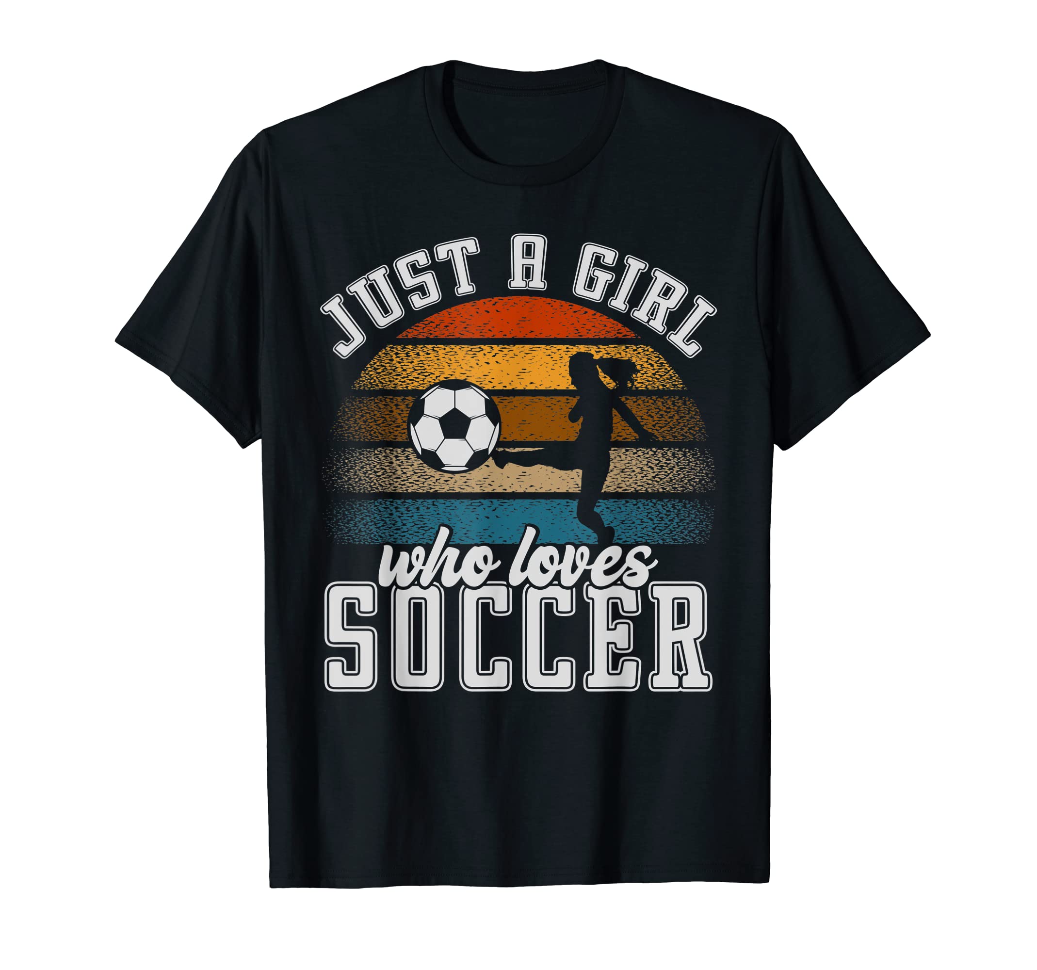 Just Who Loves Soccer Womens Soccer T-Shirt - Unique Graphic Men Women