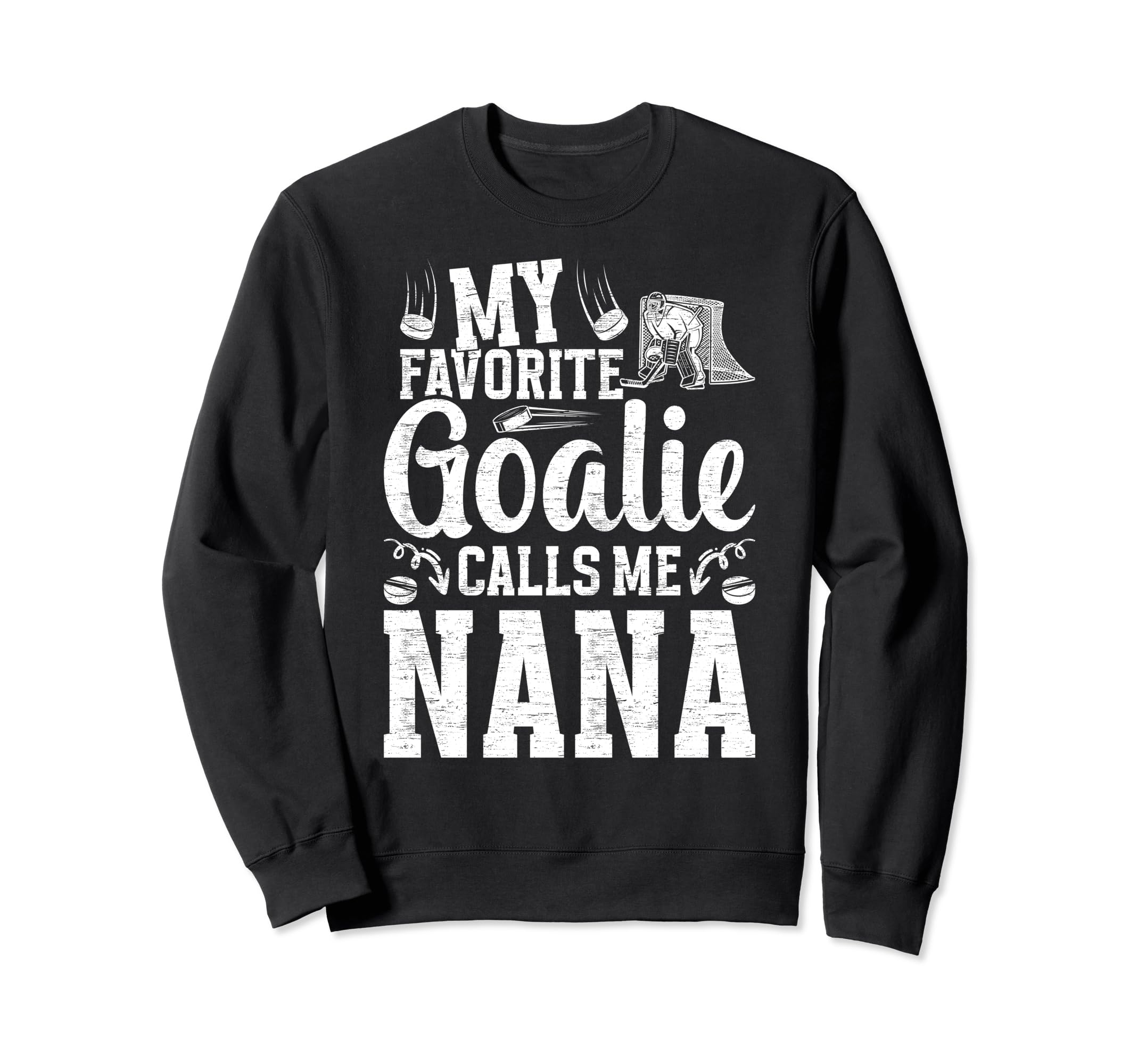My Favorite Ice Hockey Goalie Sweatshirt - Streetwear Style for Adults