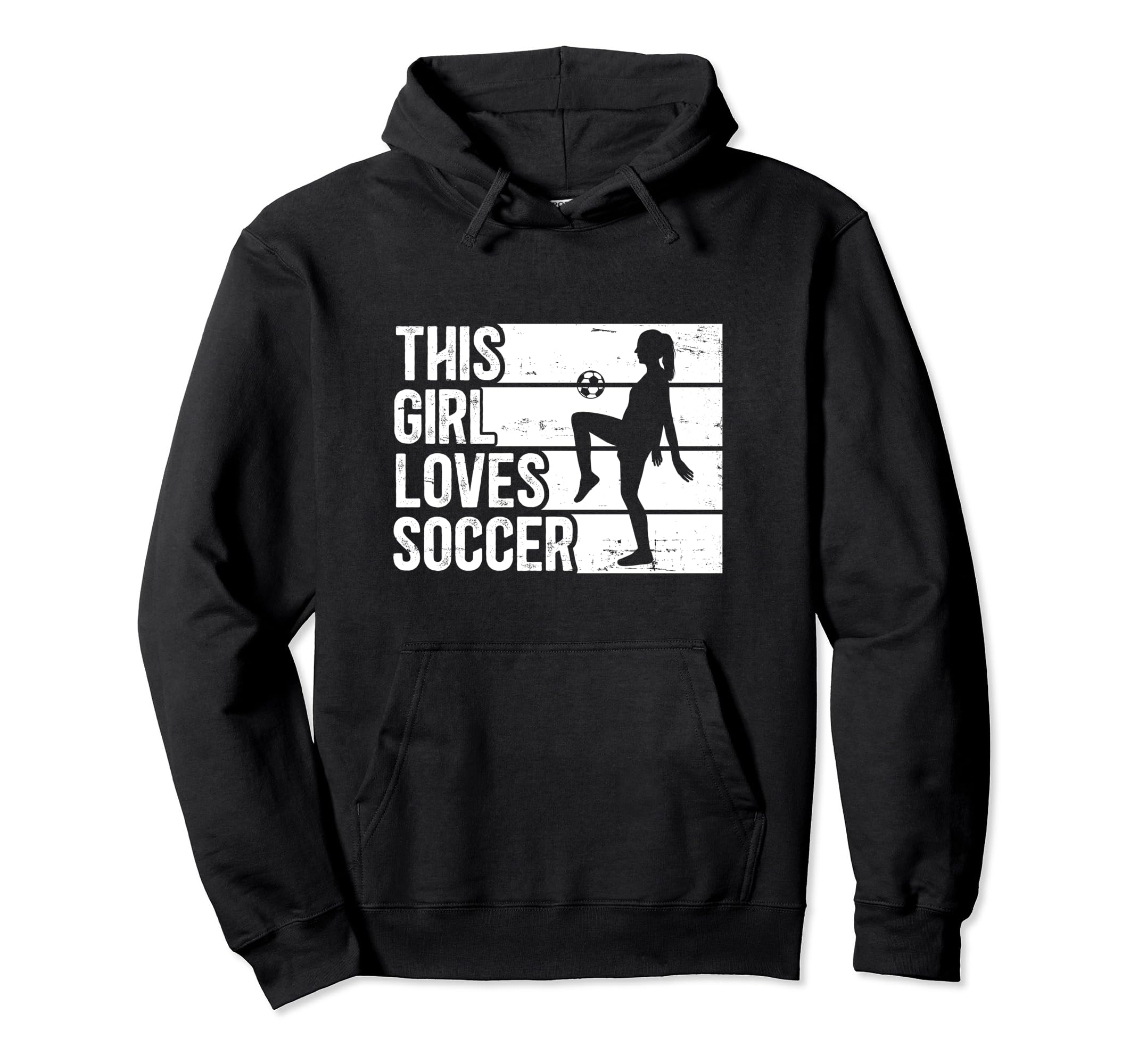Funny Sport This Loves Soccer Hoodie - Unique Graphic for Adults