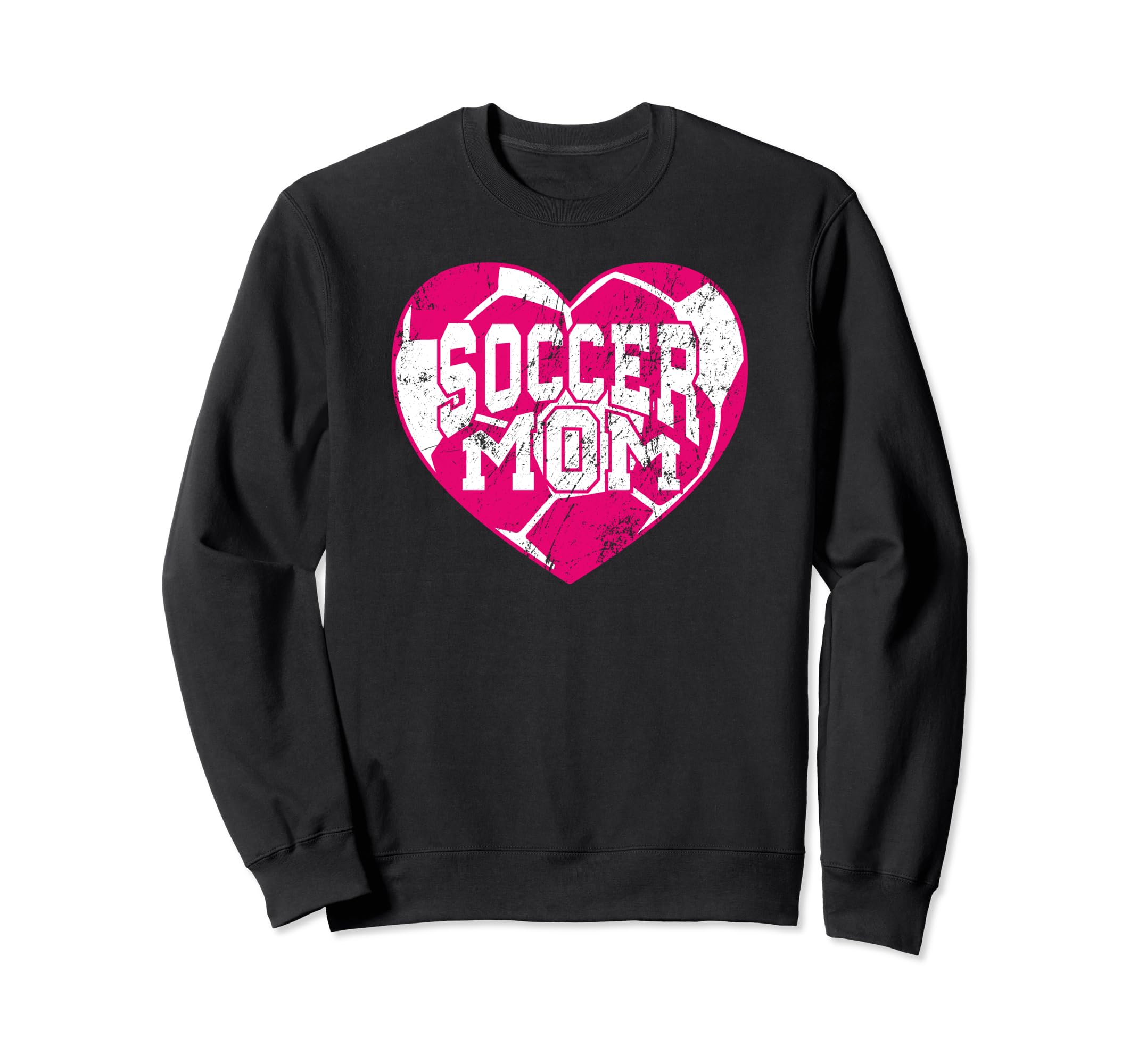Soccer Mom Heart Teens Sweatshirt - Aesthetic Graphic for Adults