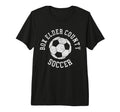 Box Elder County Soccer Distressed T-Shirt - Aesthetic Graphic for Adults