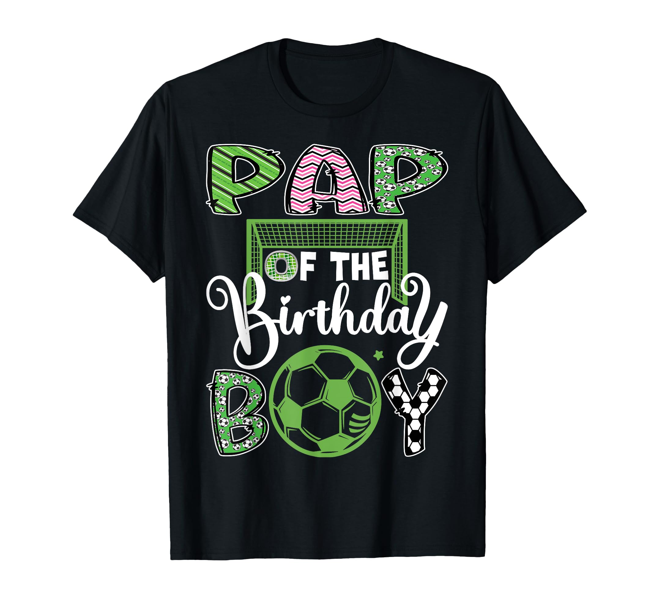 Pap Birthday Soccer Player Birthday T-Shirt - Streetwear Style Men Women