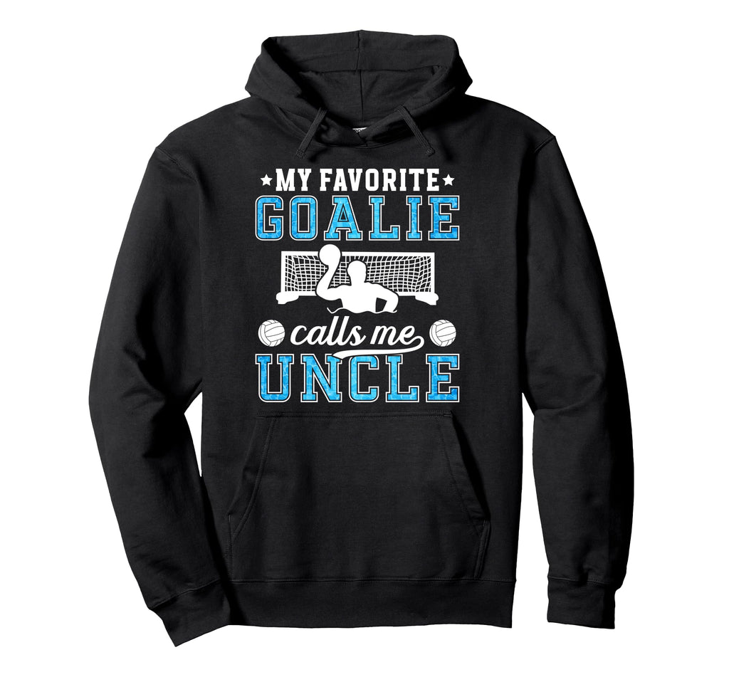 Proud Water Polo Goalie Uncle Water Hoodie - Fun Novelty Design for Adults