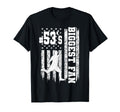 Soccer Biggest Fan Number 53 Proud T-Shirt - Custom Art Print Men Women