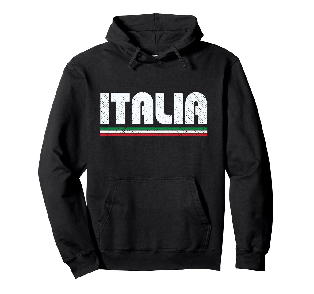 Italia Distressed Italy Hoodie - Novelty Apparel Unisex