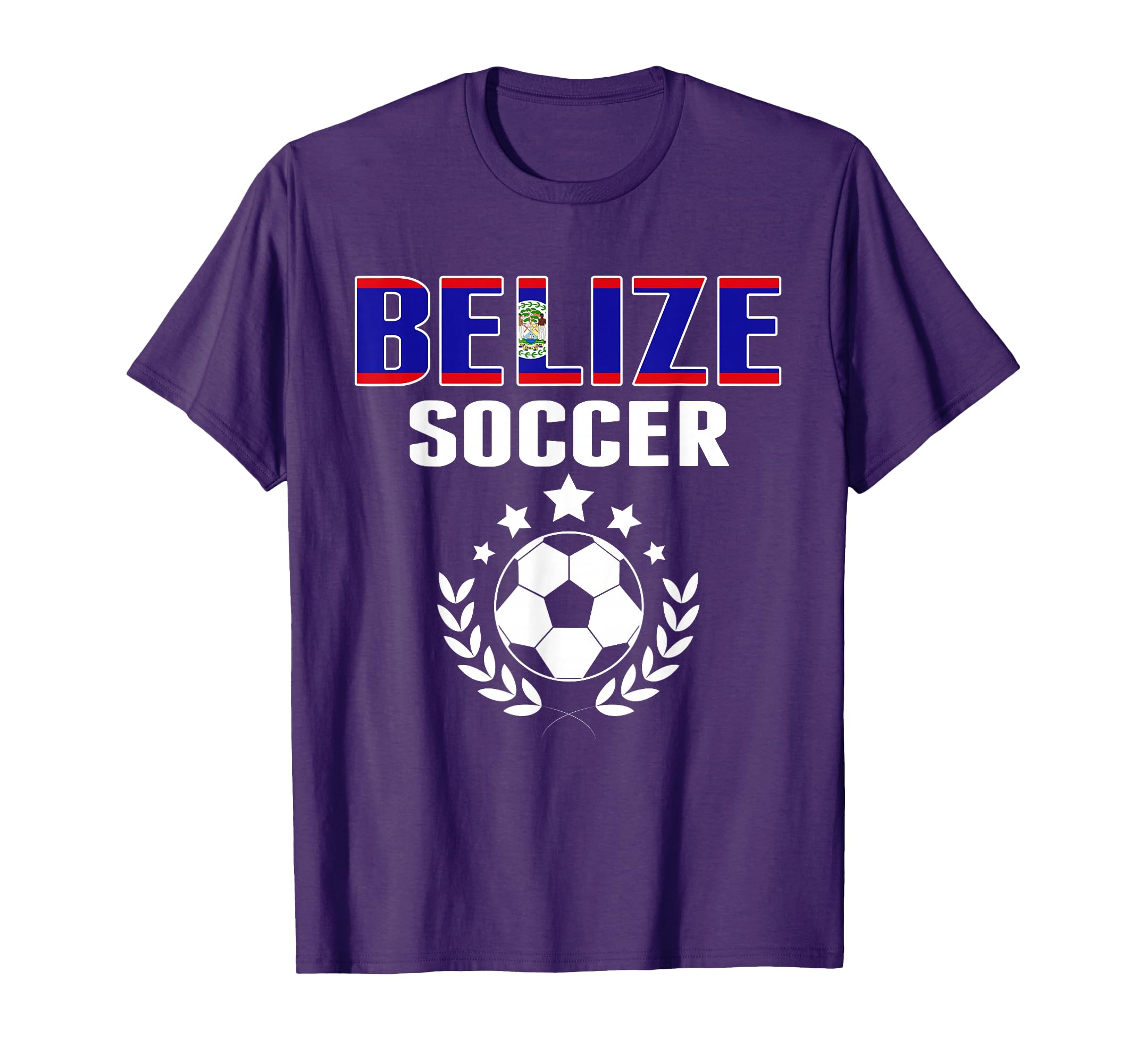 Proud Belize Soccer Fans Jersey T-Shirt - Fun Novelty Design Unisex