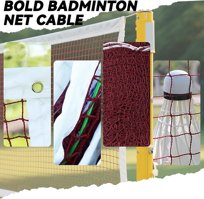 Volleyball Poles,Portable Outdoor Volleyball Net Set, Badminton/Volleyball Post, Adjustable Volleyball Net Poles for Outdoor Grass Backyard School Indoor