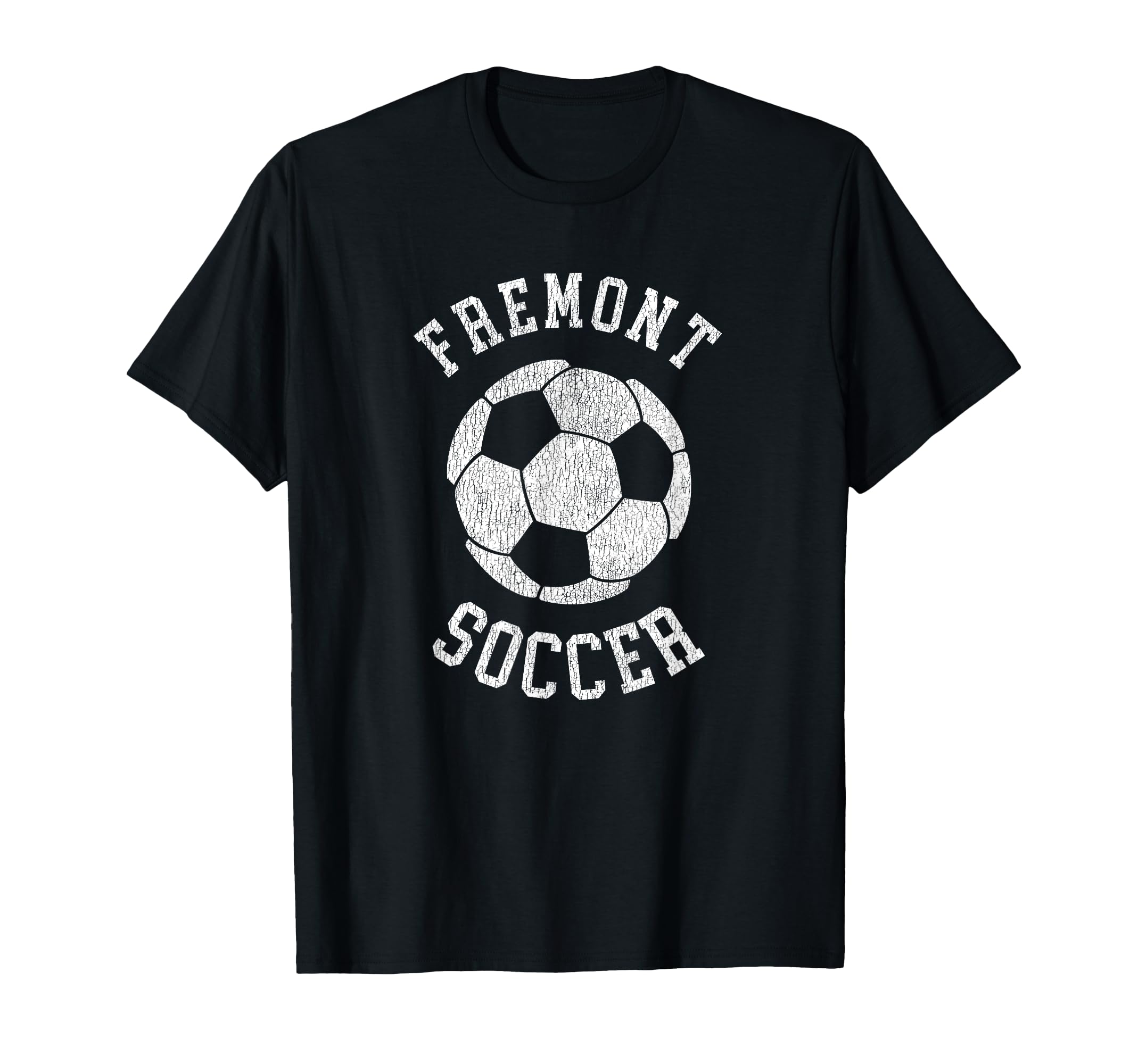 Fremont Soccer Distressed 90S T-Shirt - Graphic Print Unisex