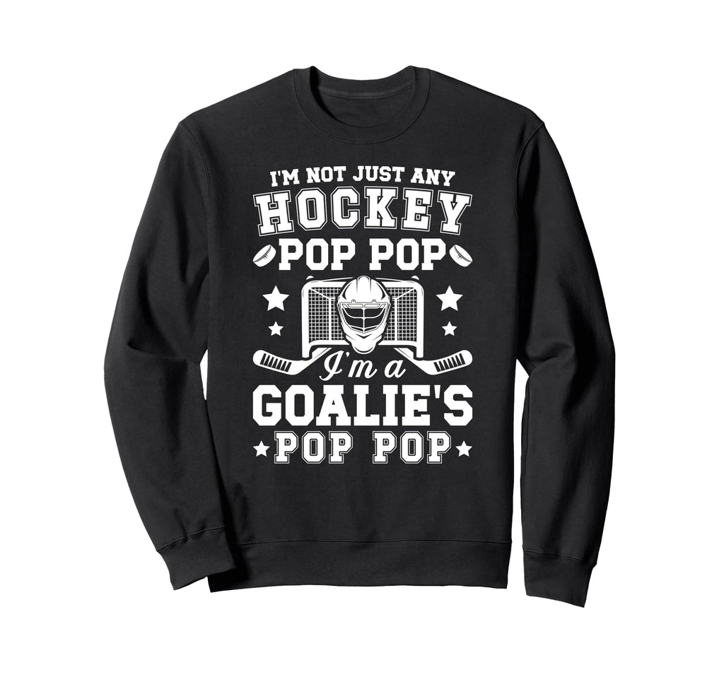 Im Hockey Goalie Pop Pop Ice Sweatshirt - Minimalist Print Men Women