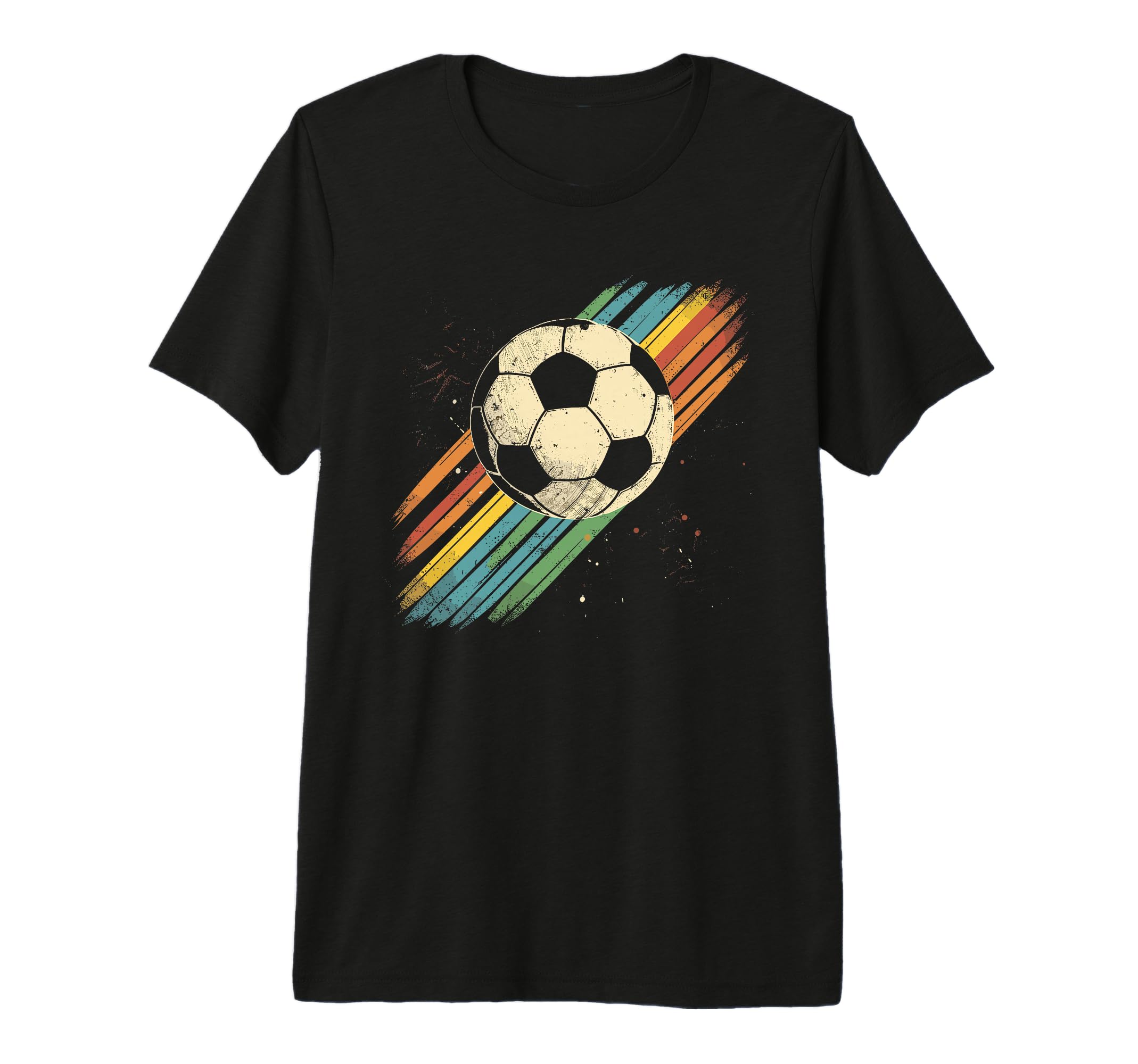 Soccer Ball Tri Blend T-Shirt - Graphic Print Men Women