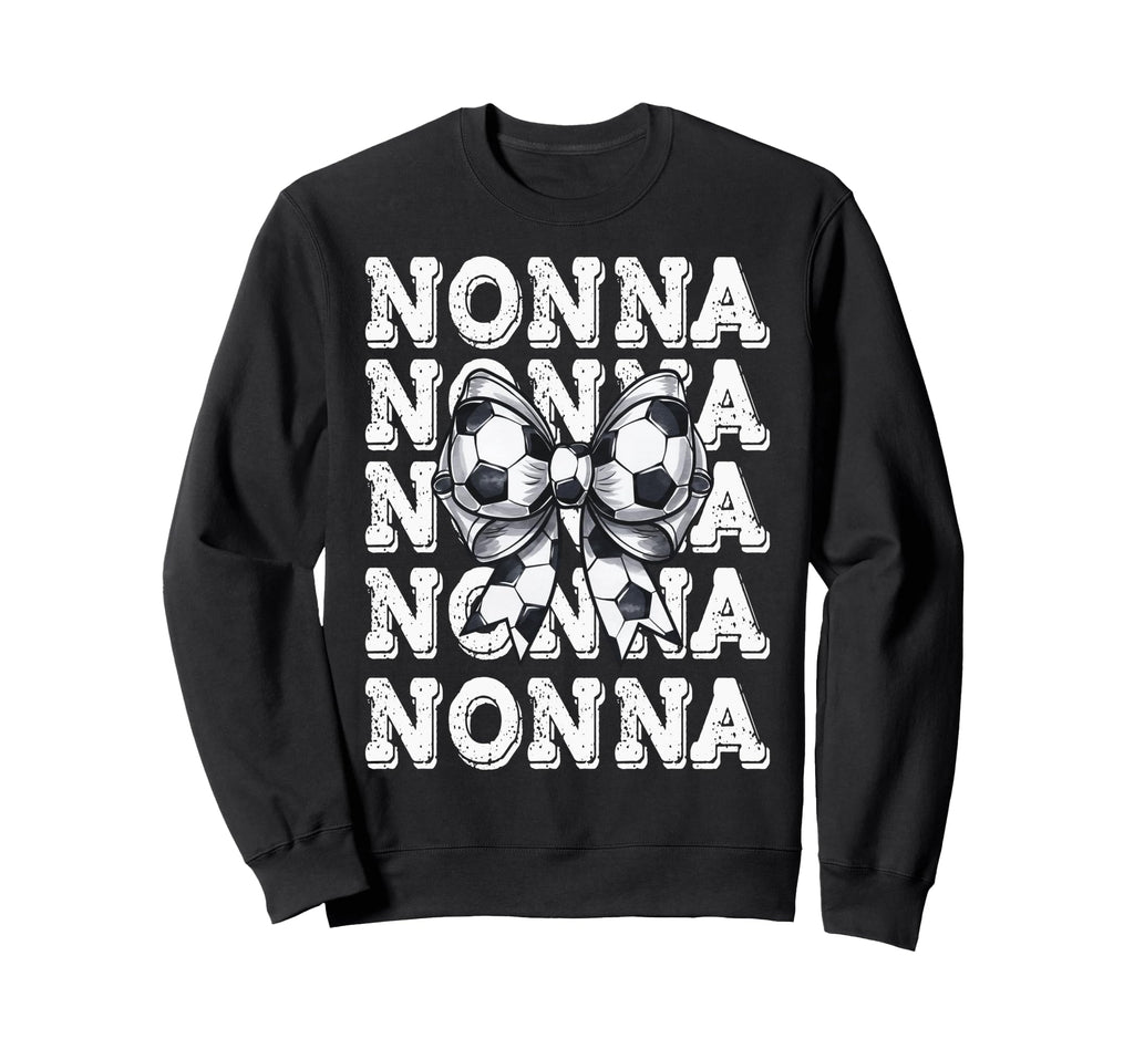 Coquette Soccer Nonna Matching Family Sweatshirt - Novelty Apparel Unisex