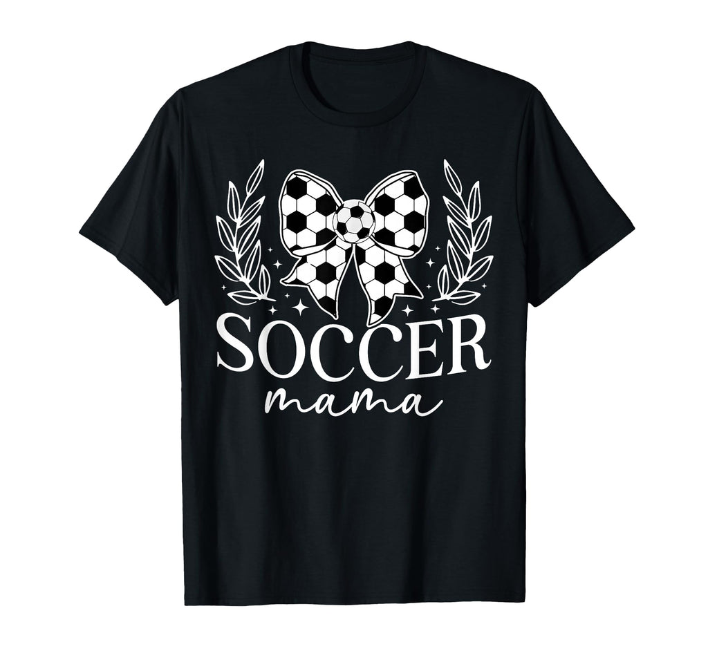 Soccer Mama Coquette Soccer Mom Soccer T-Shirt - Graphic Print Unisex