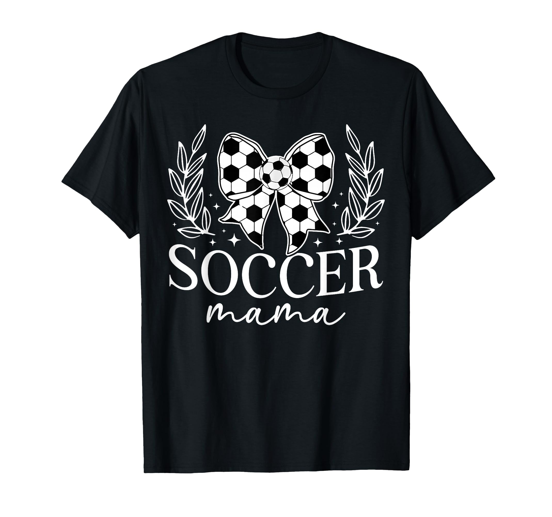 Soccer Mama Coquette Soccer Mom Soccer T-Shirt - Graphic Print Unisex