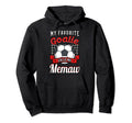 My Favorite Goalie Calls Me Memaw Soccer Hoodie - Unique Graphic Men Women
