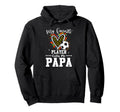 My Favorite Soccer Player Calls Me Papa Hoodie - Minimalist Print Unisex