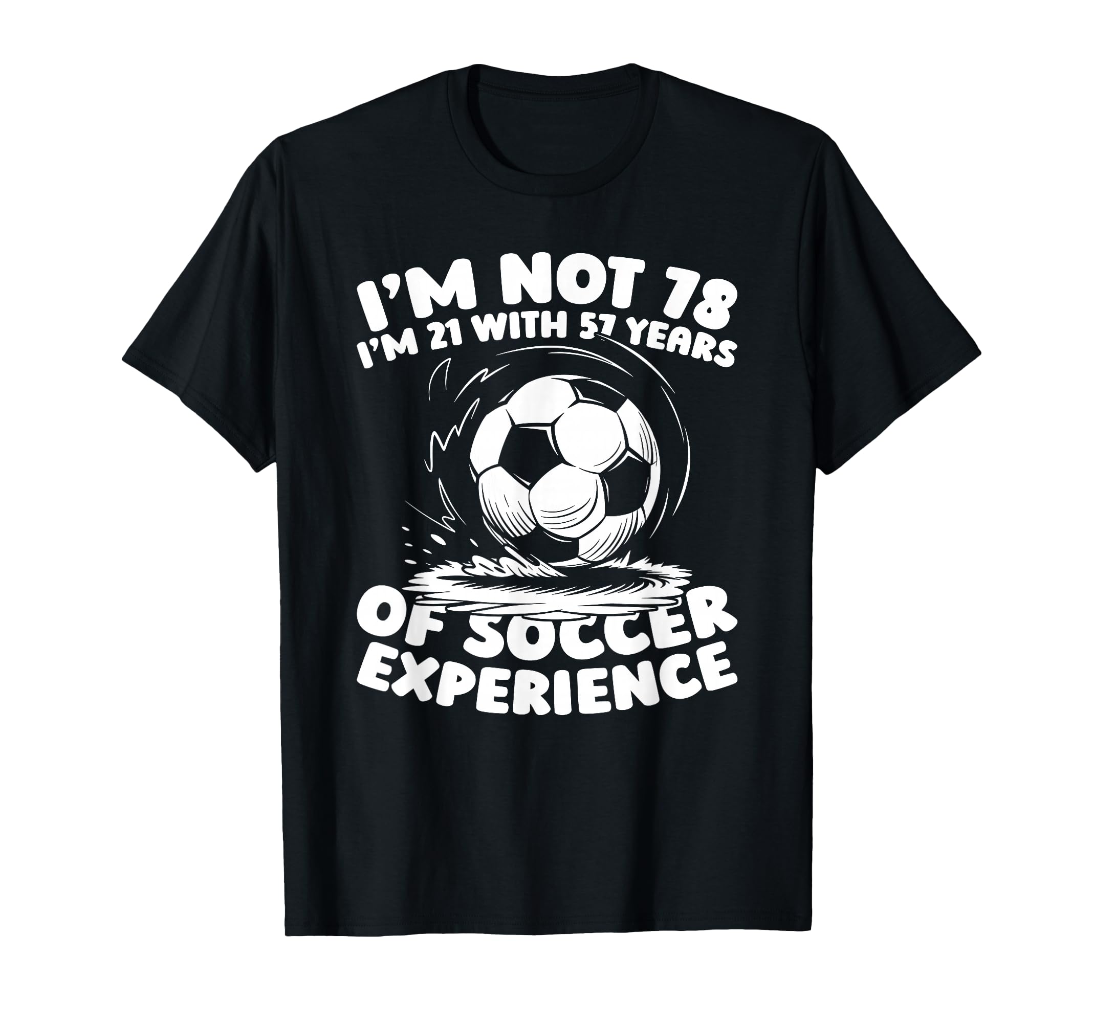 78Th Birthday Soccer Sports Team T-Shirt - Minimalist Print Men Women